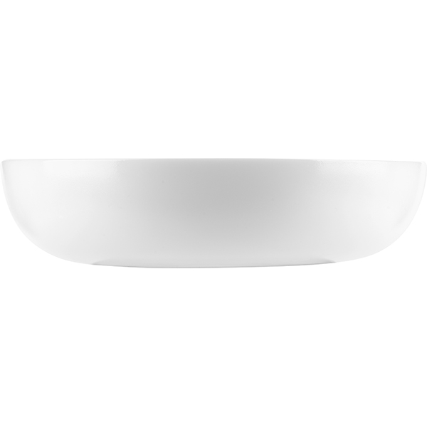 Тарелка глубокая «Эволюшнс Уайт»;стекло;0,6л;D=17,H=4см;белый