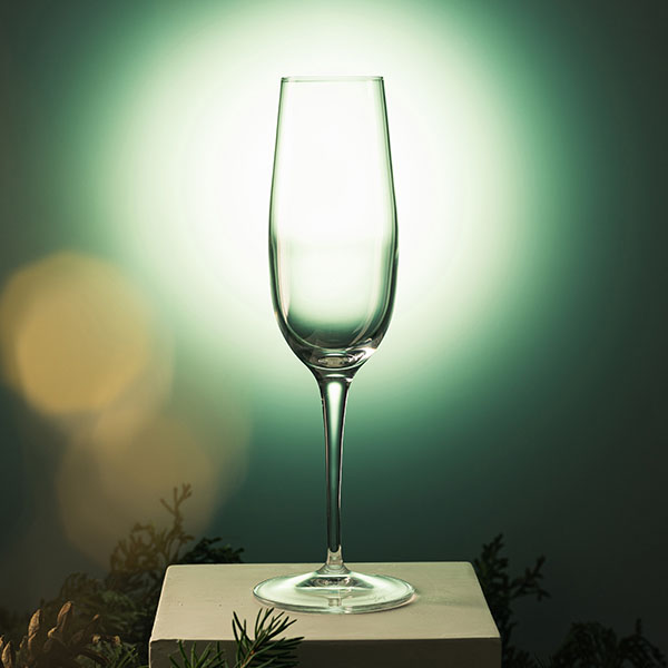 Бокал-флюте «Пэлас»;хр.стекло;235мл;D=45/73,H=240мм;прозр.