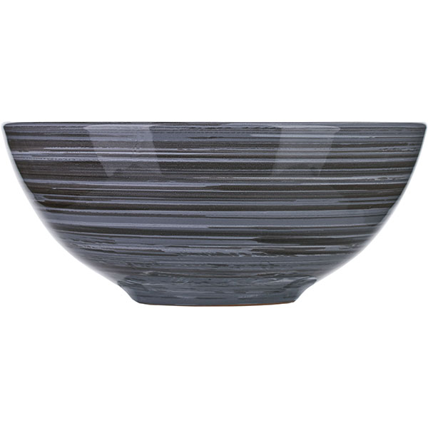 Салатник «Пинки»;керамика;1л;D=180,H=75мм;серый