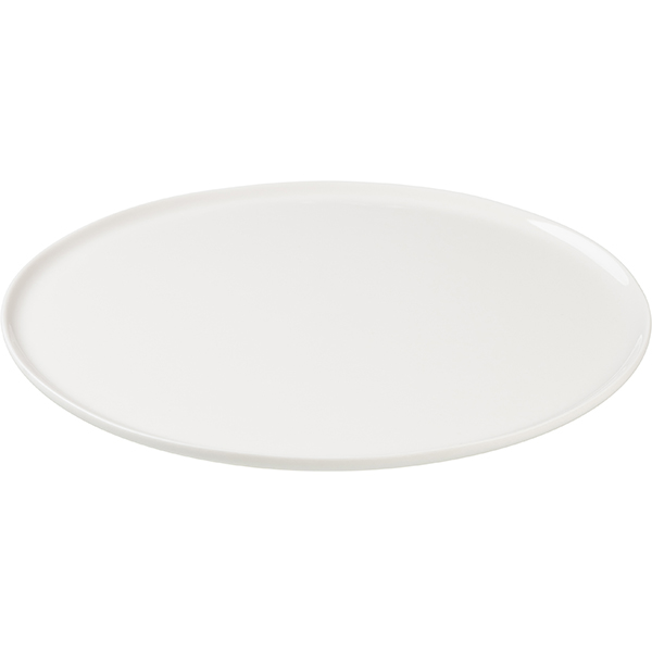 Тарелка «Афрос» мелкая;кост.фарф.;D=255,H=10мм;белый