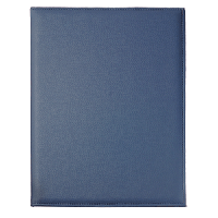 Папка-меню А4 2-х стор.;кожезам.;,L=32,B=25см;синий