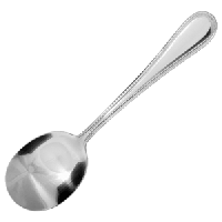 Ложка для салата «Перле»;сталь нерж.;,L=200/70,B=4мм;металлич.