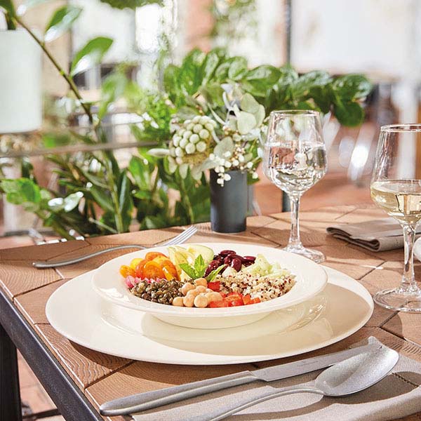 Тарелка «Интэнсити» мелкая;зеникс;D=31,H=2см;белый