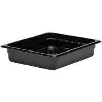 Гастроемкость (1/2)*65(-40С до +99С);полипроп.;3,9л;черный