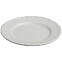 Тарелка «Увертюра» мелкая;фарфор;D=160,H=15мм;белый