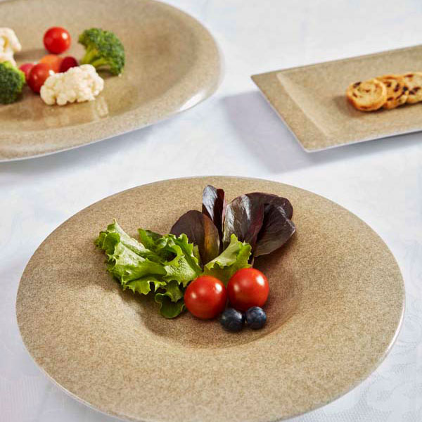 Блюдо сервировочное «Мундо Сахара»;фарфор;D=34см;бежев.