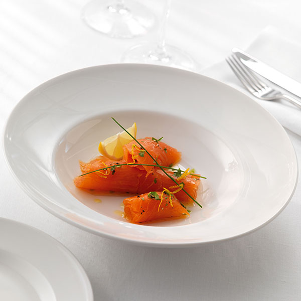 Тарелка глубокая «Монако Вайт»;фарфор;120мл;D=180,H=25мм;белый