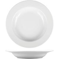 Тарелка глубокая «Тренд»;фарфор;300мл;D=22,5см;белый