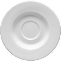 Блюдце «Монако Вайт»;фарфор;D=16/5,H=2см;белый