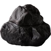 Емкость для закусок «Ро Дизайн Бай Эрбиси» с крышкой;керамика;,H=13,5,L=16,5,B=16,5см;черный