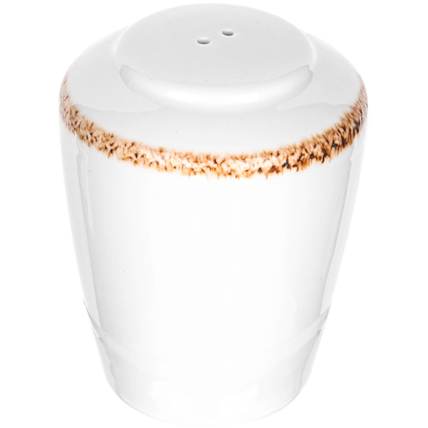 Перечница «Браун Дэппл»;фарфор;белый,коричнев.