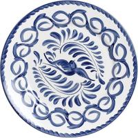 Тарелка «Пуэбла Блю» подстановочная;фарфор;D=33см;белый,синий