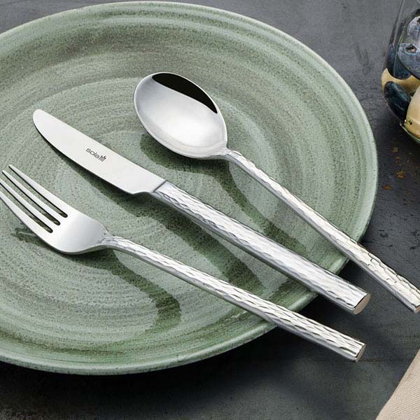 Нож столовый «Лозанна»;сталь нерж.;,L=23см;металлич.