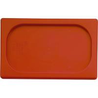 Крышка для гастроемкости GN 1/9;полипроп.;,H=20,L=176,B=108мм;красный