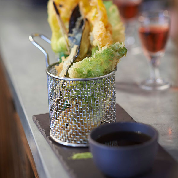 Корзинка для картофеля фри;сталь нерж.;D=80,H=84мм;металлич.