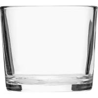 Подсвечник;стекло;100мл;D=62,H=55мм;прозр.