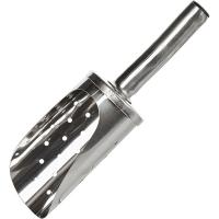 Совок для льда перфорированный;сталь нерж.;,L=19,B=5см;серебрист.