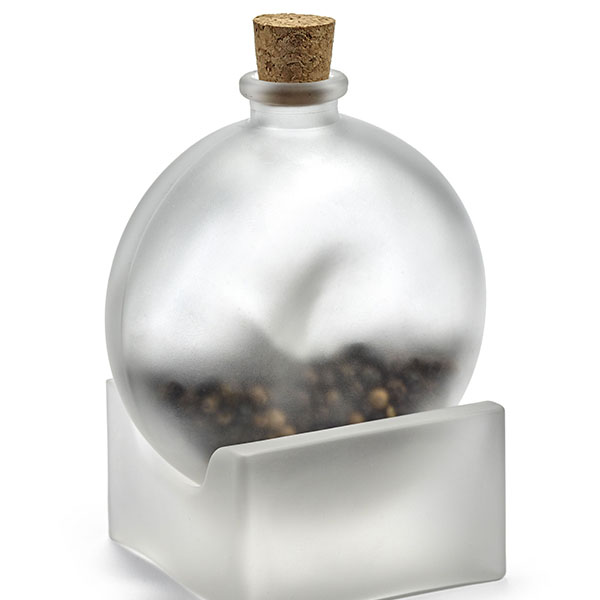 Набор д/ручного перемалывания соли/перца;стекло;,H=105,L=80мм;полупрозр.