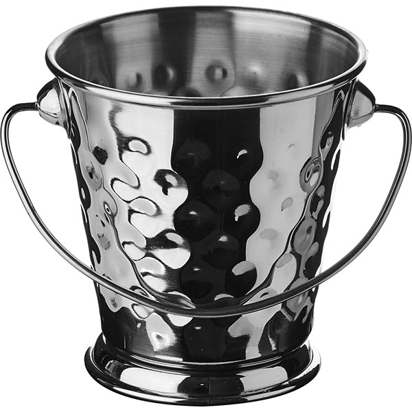 Ведро для картофеля фри «Ведро»;сталь нерж.;330мл;D=6,H=9,L=9см