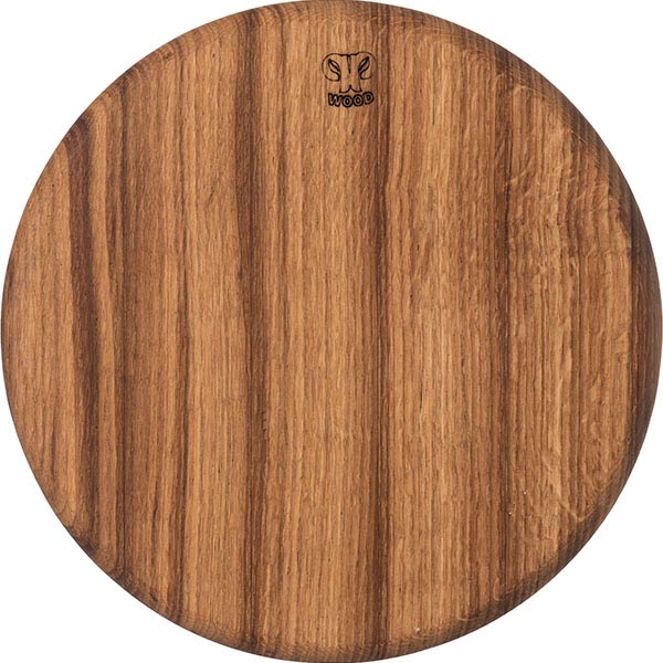 Менажница «Клевер» 4 секции;дуб;D=25,H=2см;деревян.