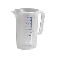 Кувшин мерный;полипроп.;1л;D=12,H=17см;прозр.