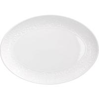 Блюдо «Жасмин» овальное;фарфор;,L=30,5,B=21,5см;белый