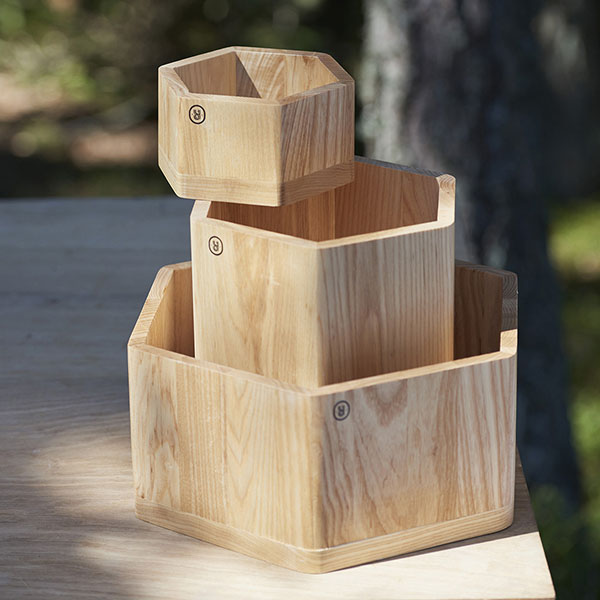 Набор подставок фуршетных «Инспайред»[3шт];ясень;св. дерево