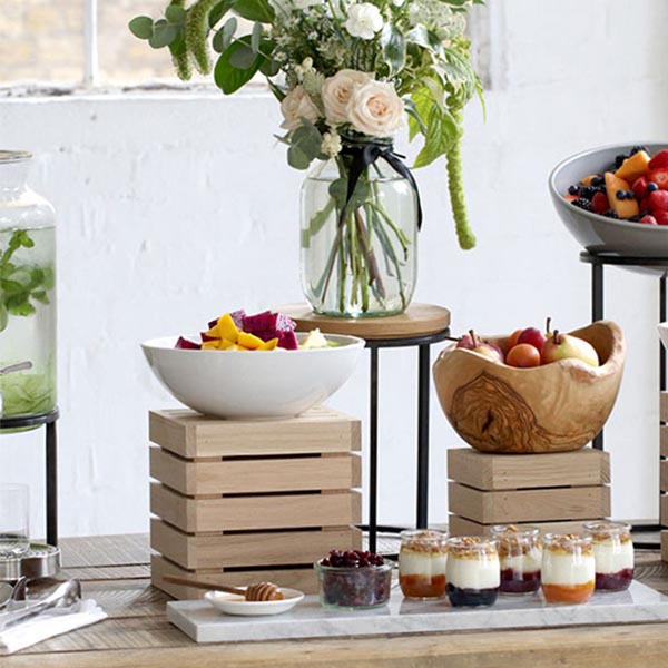 Салатник;дер. олива;D=24,H=18,5см;св. дерево