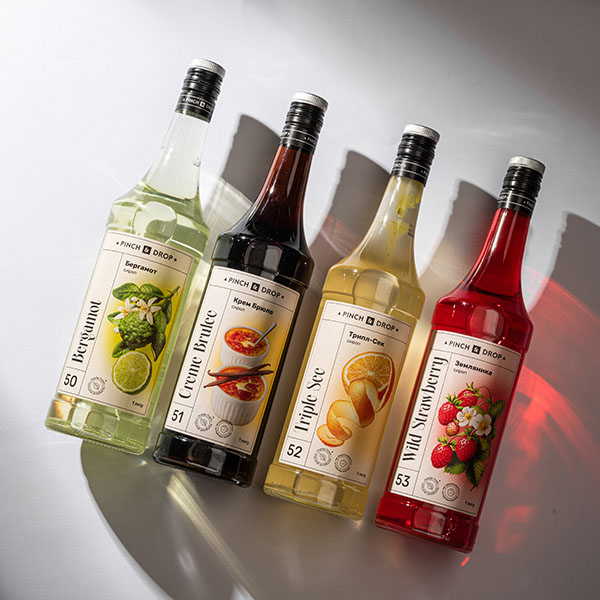 Сироп «Крем Брюле» Pinch&Drop;стекло;1л;D=85,H=330мм