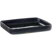 Блюдо квадратное;керамика;,H=24,L=180,B=180мм;синий