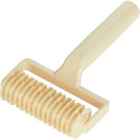 Нож роликовый д/теста;пластик;,L=12см;бежев.