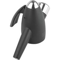 Головная часть д/сифона д/содовой;пластик,сталь;D=43,H=90,L=125,B=82мм;черный,металлич.