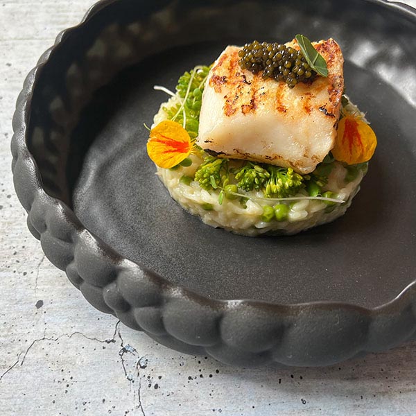 Тарелка «Ро Дизайн Бай Кевала» с бортом;керамика;D=200,H=55мм;черный