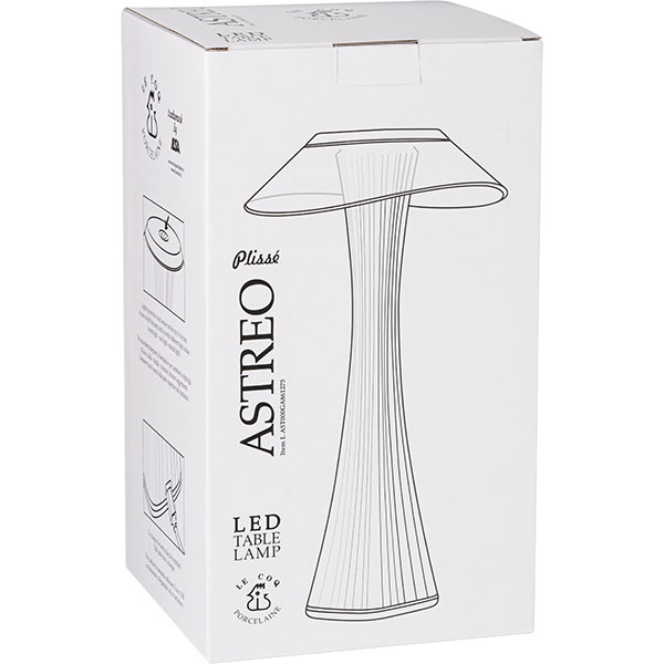 Лампа настольная «Астрэо» LED 3ватт;пластик;D=15,H=27,5см;металлич.
