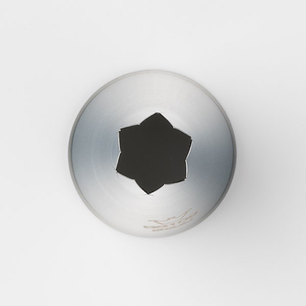 Насадка кондитерская «Открытая звезда»;сталь нерж.;,H=40,L=25/9мм