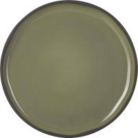 Тарелка «Карактэр» с высоким бортом;керамика;D=150,H=15мм;зелен.