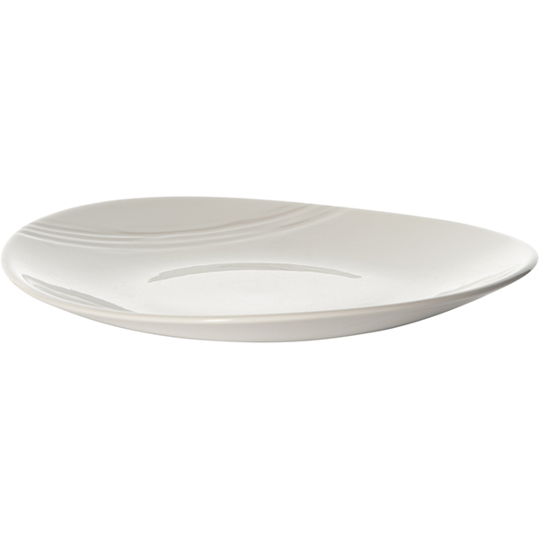 Тарелка «Органикс»;фарфор;D=320,H=32мм;белый