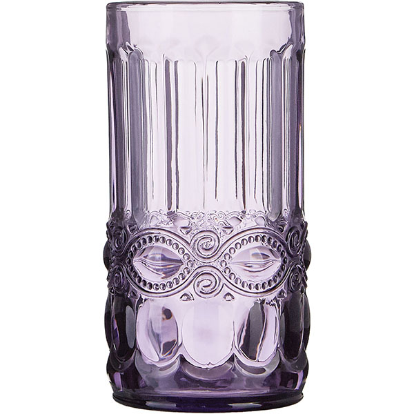 Хайбол (стакан);стекло;300мл;D=69,H=138мм;фиолет.