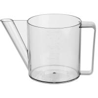 Сепаратор-кувшин для жирных соусов;пластик;1л;D=12,2,H=13,5,L=20см;прозр.