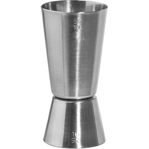 Джиггер «Пробар» 25/50 мл;сталь нерж.;D=4,H=9см;серебрист.