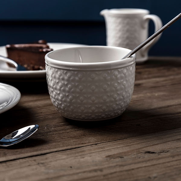 Сахарница «Бид»;фарфор;белый