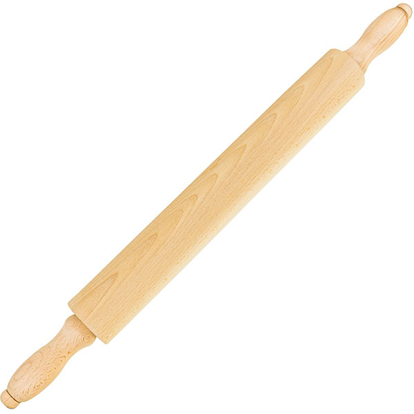 Скалка с вращающимися ручками;бук;D=6,L=47/27см;древесн.