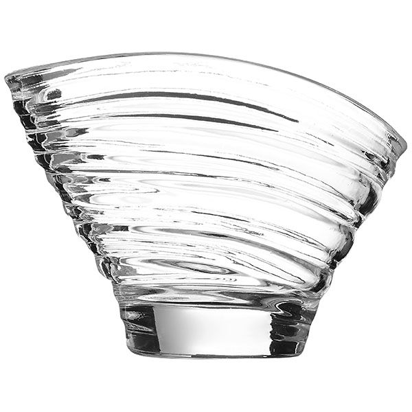 Креманка «Джаззд Свирл»;стекло;250мл;D=125,H=92мм;прозр.