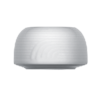 Подсвечник «Карат»;фарфор;D=75,H=40мм;белый