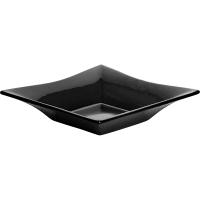 Салатник «Кьюбо»;стекло;,L=23,B=23см;черный