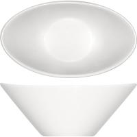 Салатник «Опшенс» овальный;фарфор;100мл;,H=4,B=6см;белый