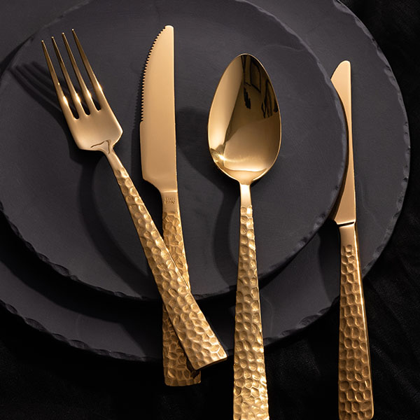 Ложка столовая «Пэлас Мартеллато Трэжер Хани»;сталь нерж.;золотой