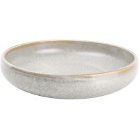 Салатник;фарфор;D=24,H=6см;бежев.