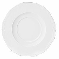 Блюдце «Афродита»;фарфор;D=16см;белый