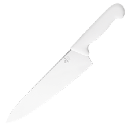 Нож «Шефс»;сталь нерж.,пластик;,L=43/30,B=6см;белый,металлич.